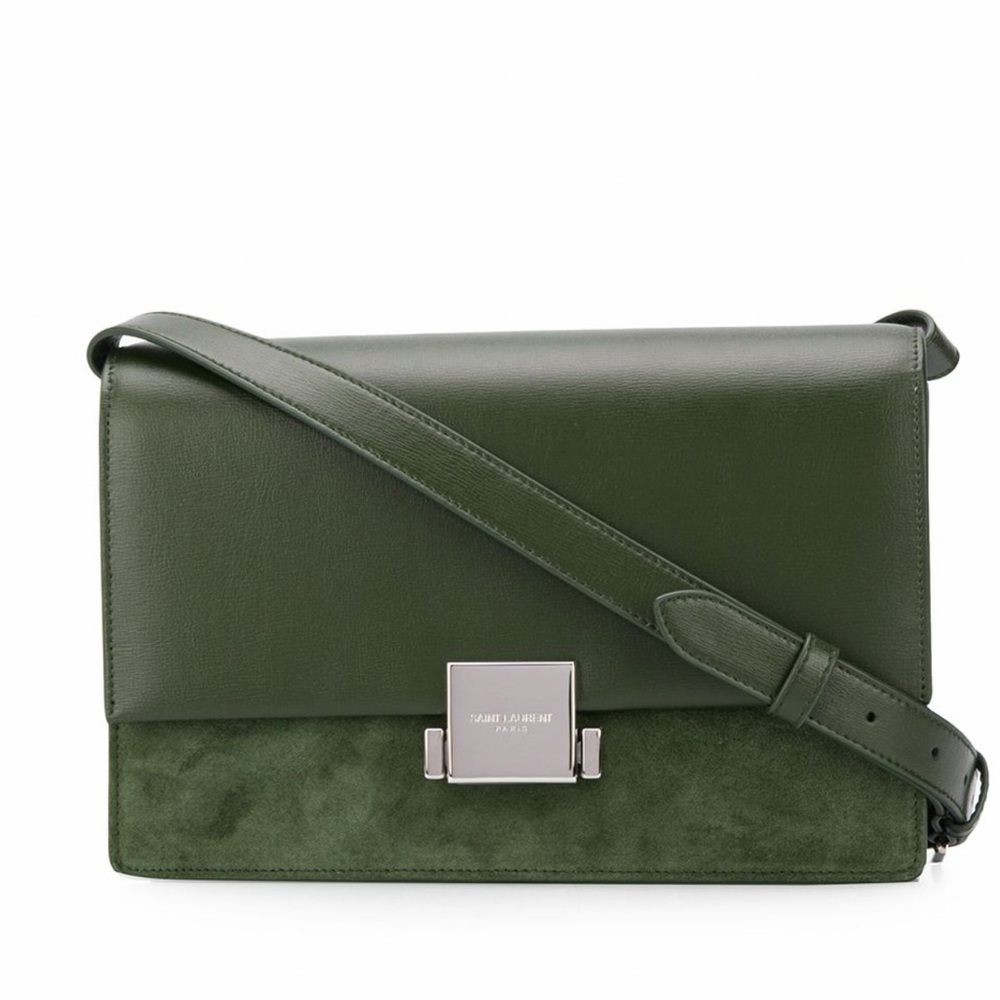 Saint Laurent Bellechasse Crossbody bag in Green